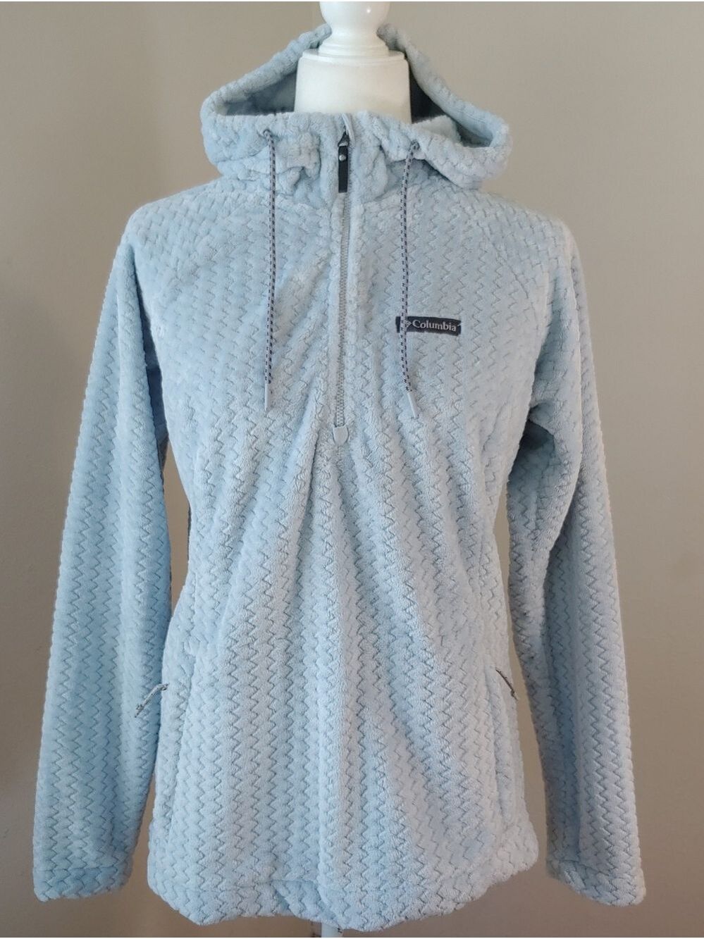 Columbia Ruby Lake Fleece Half-Zip Pullover in Sky Blue Women's Small